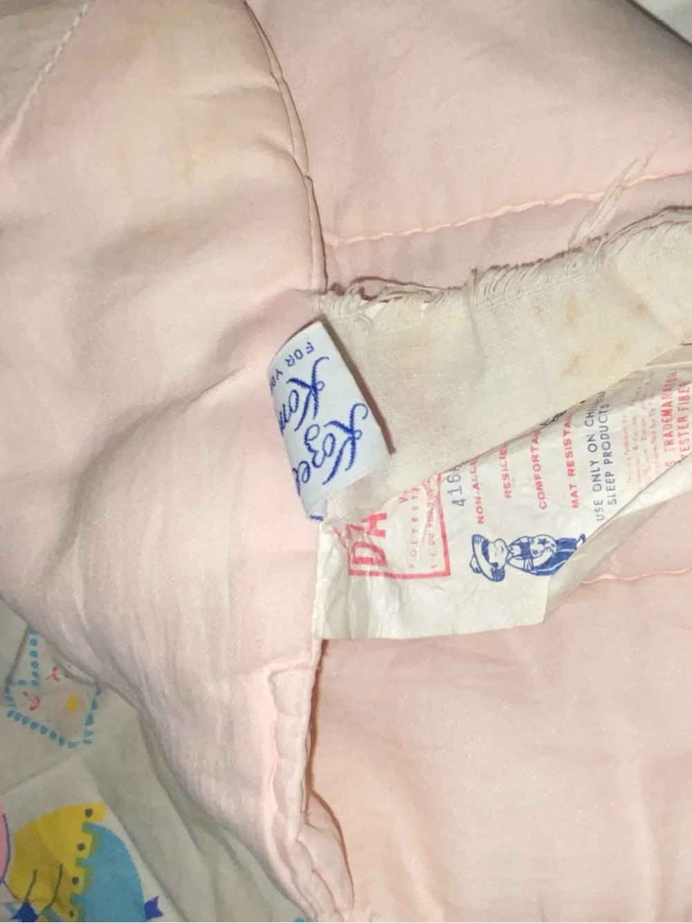 Vintage baby blanket one size